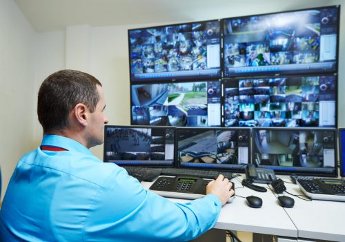 Security officers video surveillance